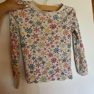 Children’s place white detailed pj top